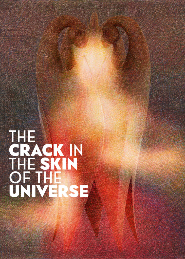 Einladungskarte "The crack in the skin of the universe"